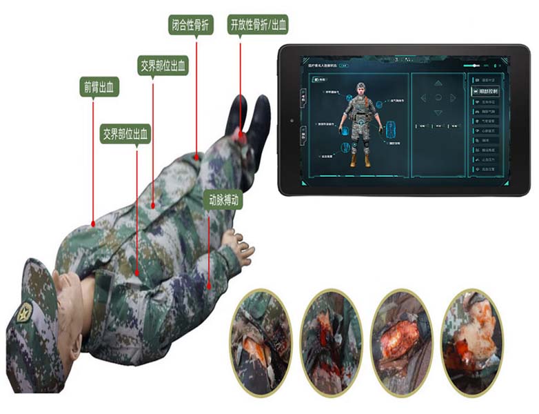 戰(zhàn)場急救技術(shù)綜合訓(xùn)練模擬人